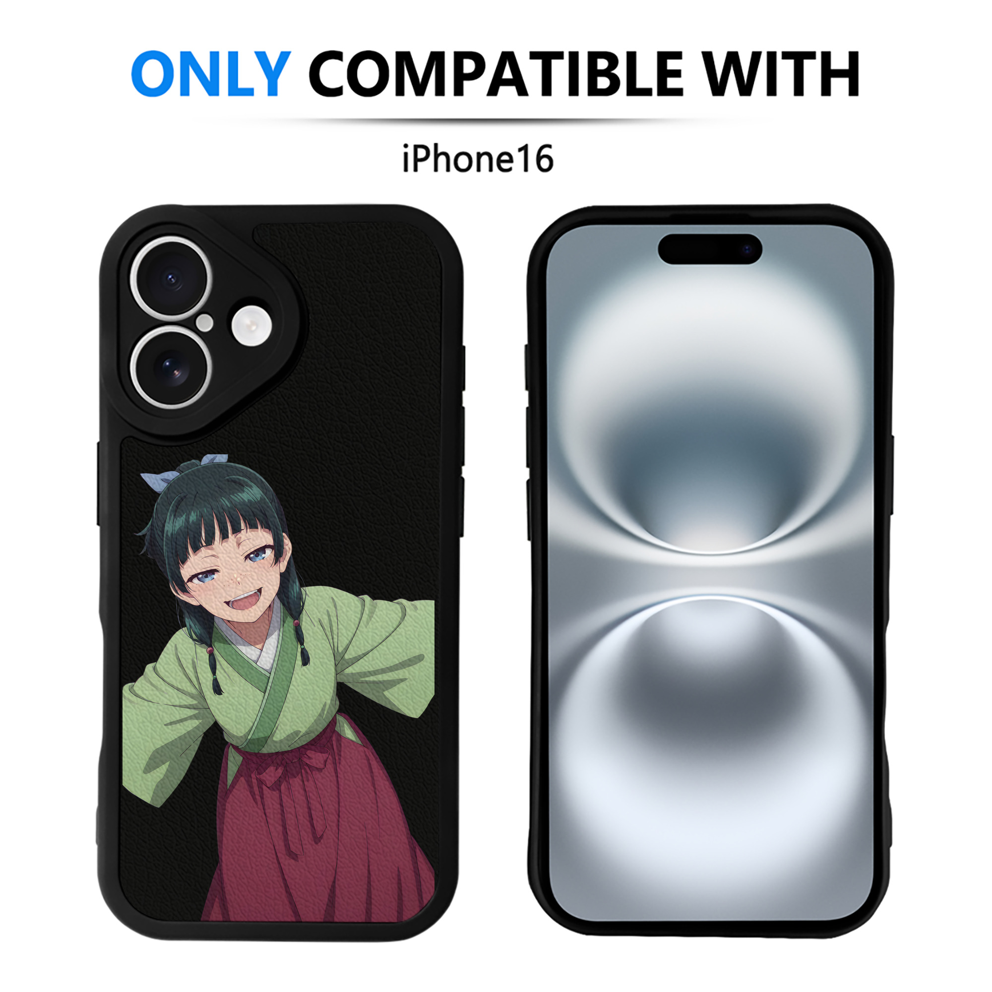 薬屋のひとりごと The Apothecary Diaries 【iPhone 16シリーズ対応】シリコンスマホケース（レザー調） 材質：シリコン